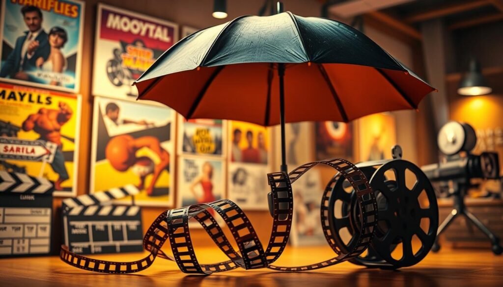 how much is an umbrella license to show movies