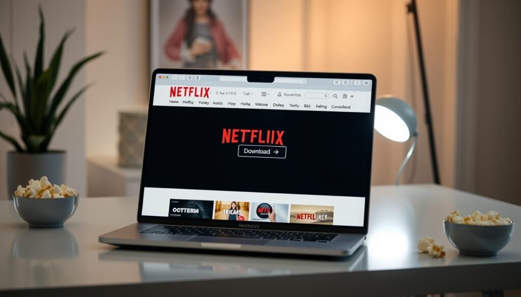 how to download a movie on netflix on macbook