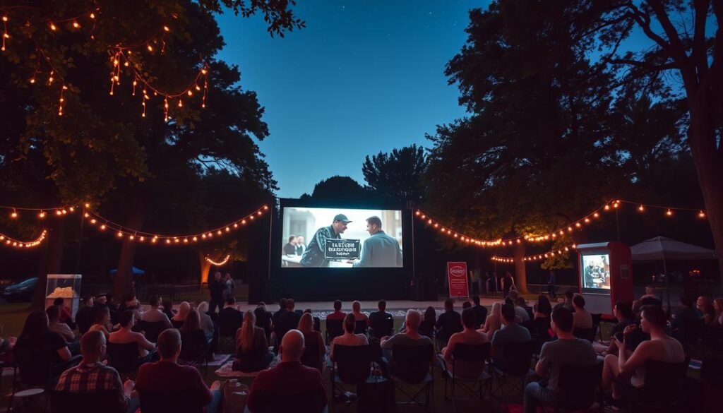 how to get a license to show movies in public