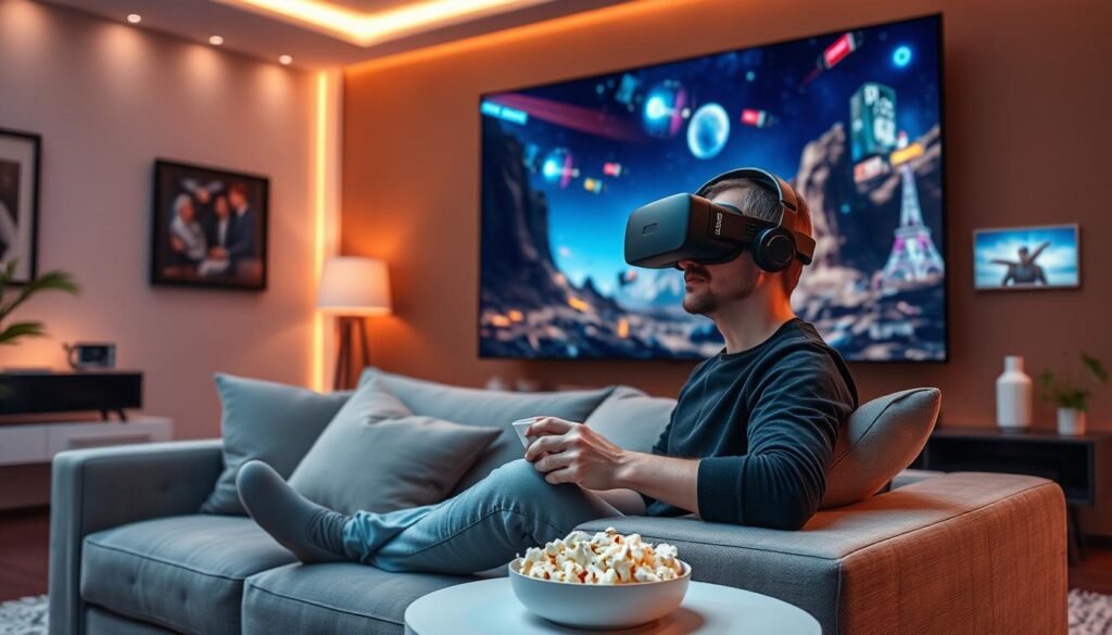 how to watch movies with vr headset