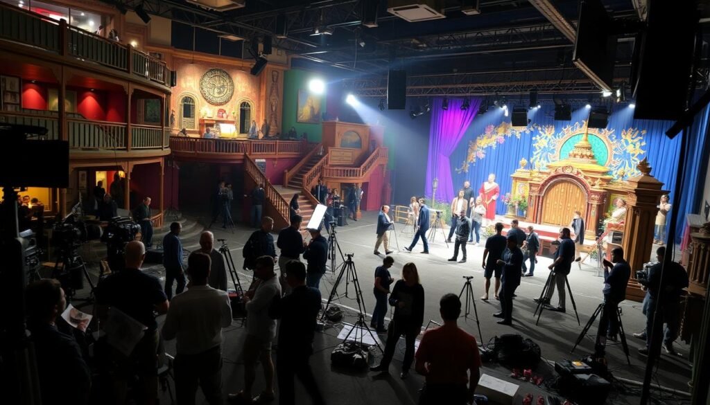how to work on a movie set